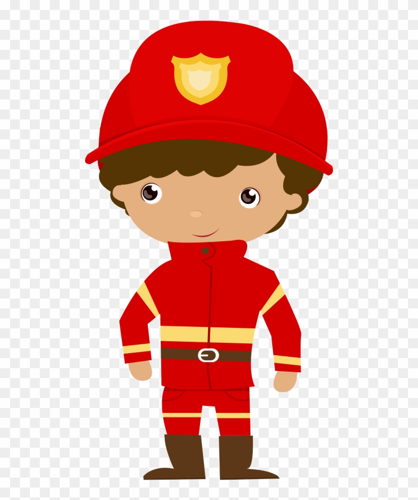 B *✿* De Bombero - Firefighter Png Clipart #569819