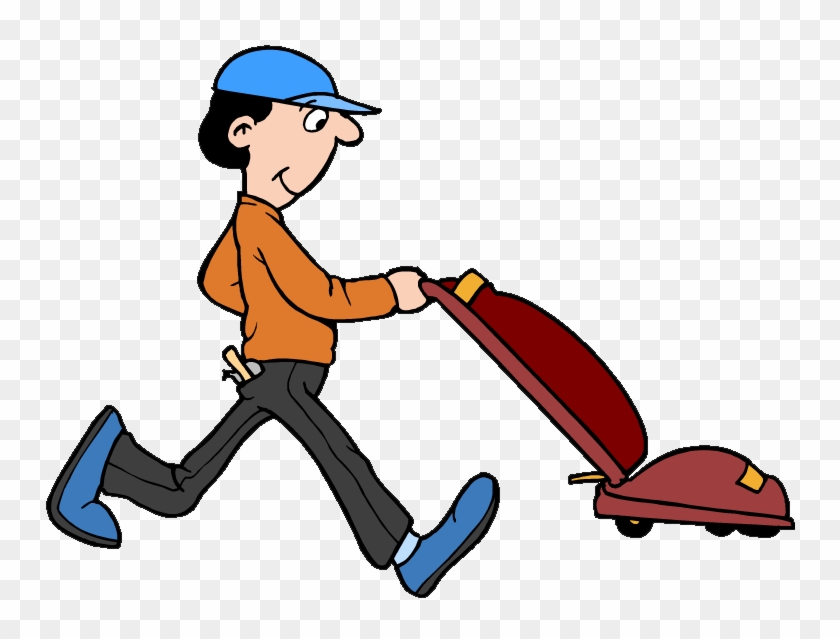 Unit - Cartoon Of Someone Vacuuming #569838