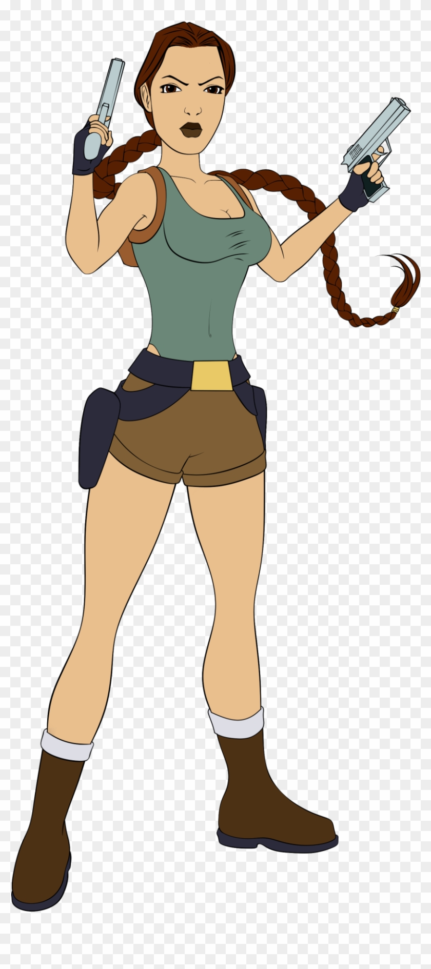If Tomb Raider Ever Decided To Do Another Animated - Cartoon - Free  Transparent PNG Clipart Images Download