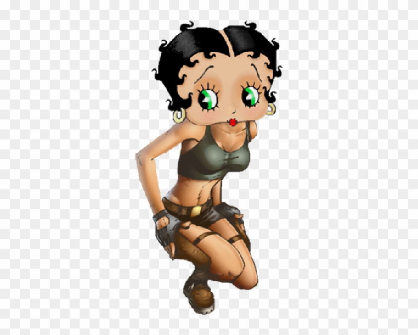 Betty Boop Wearing Garter Clip Art Images Are On A - Betty Boop Thank You Gif #569925