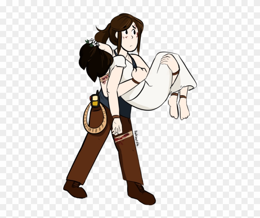 She Carried Her Down A Mountain - Cartoon #569936