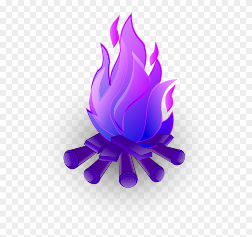 Purple Fire Cliparts - Pink Fire Clip Art #570009