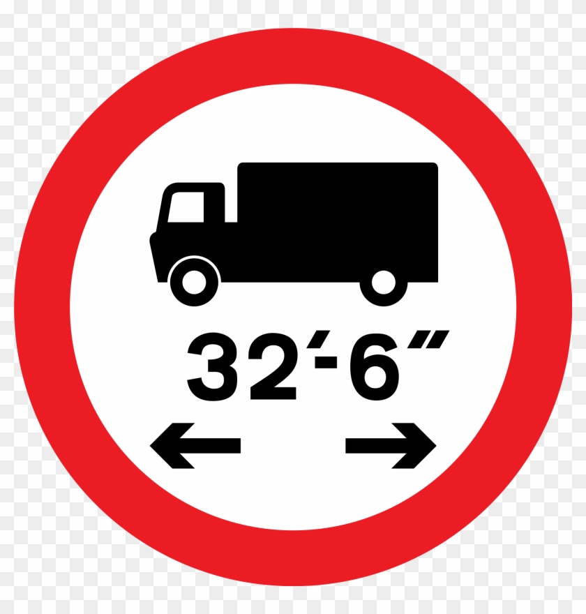 Open - Truck No Entry Signages #570037