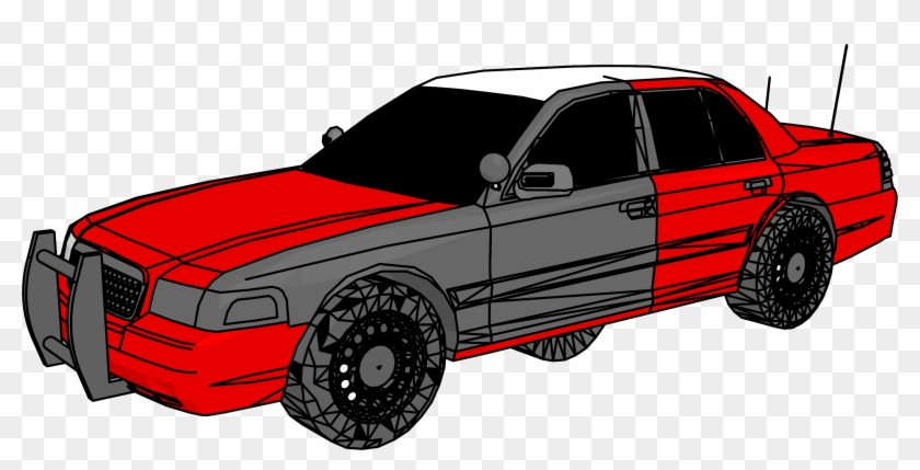 Ford Crown Victoria Fire Chief's Car Clipart - Ford Crown Victoria #570044