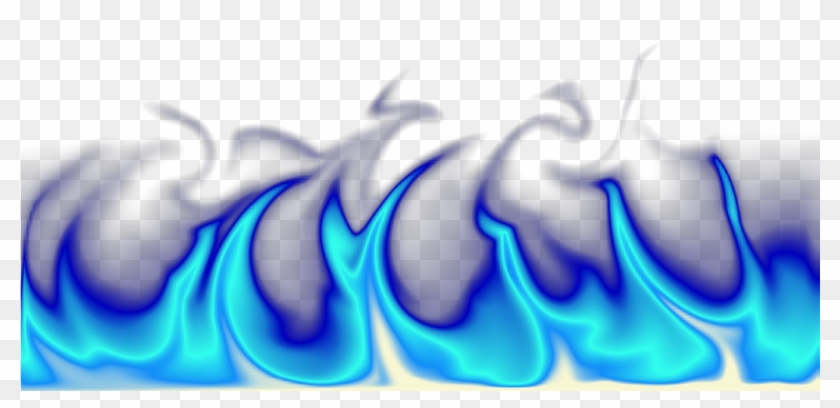 28 Collection Of Blue Fire Flames Clipart - Blue Fire Transparent Background Png #570043