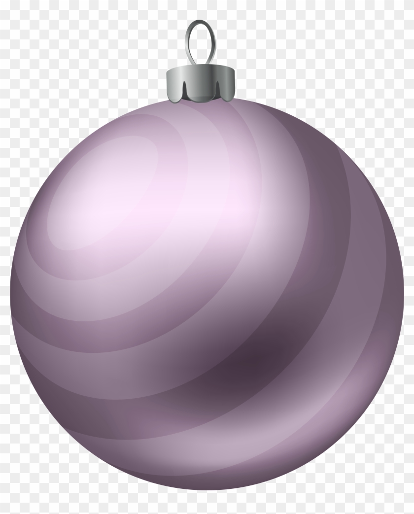 Christmas Ball Soft Purple Png Clipart Image - Clip Art #570091