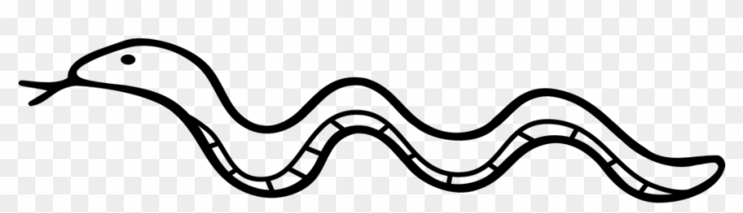 Drawn Serpent Long Snake Pencil And In Color Drawn - Draw A Snake Small #570103