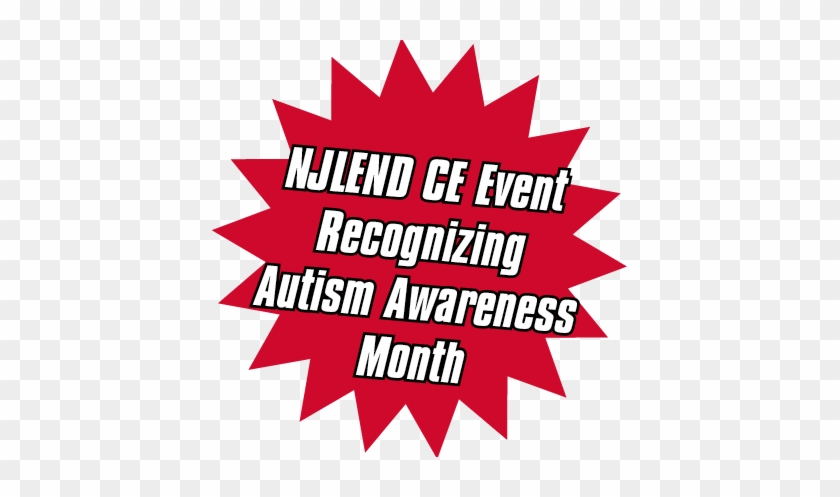 Njlend Ce Event Recognizing Autism Awareness Month - Sale Star Blank #570144