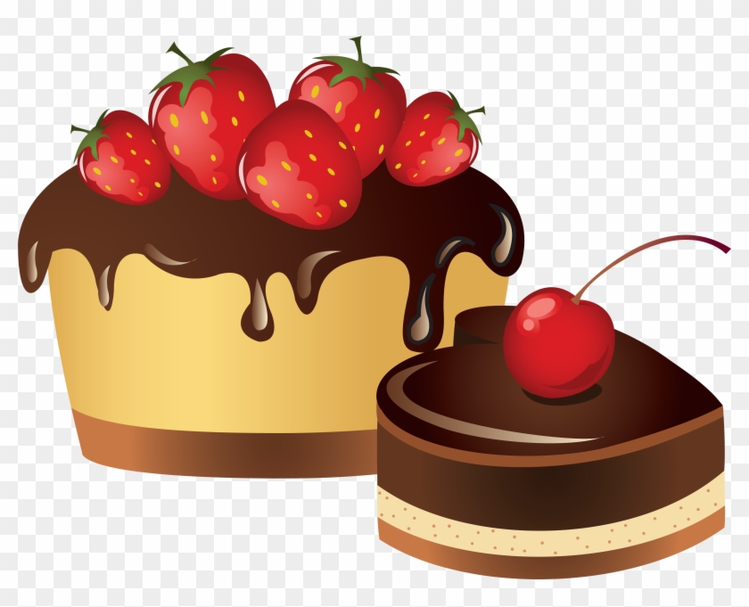 Chocolate Cake Clipart Transparent Background - Cake Png #570298