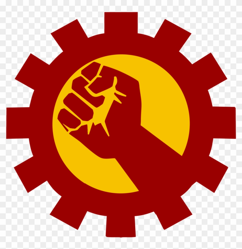 Hammer And Sickle Symbol - Libona National High School Logo #570460