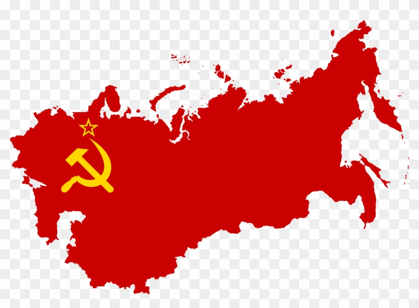Open - Soviet Union Flag Map #570480