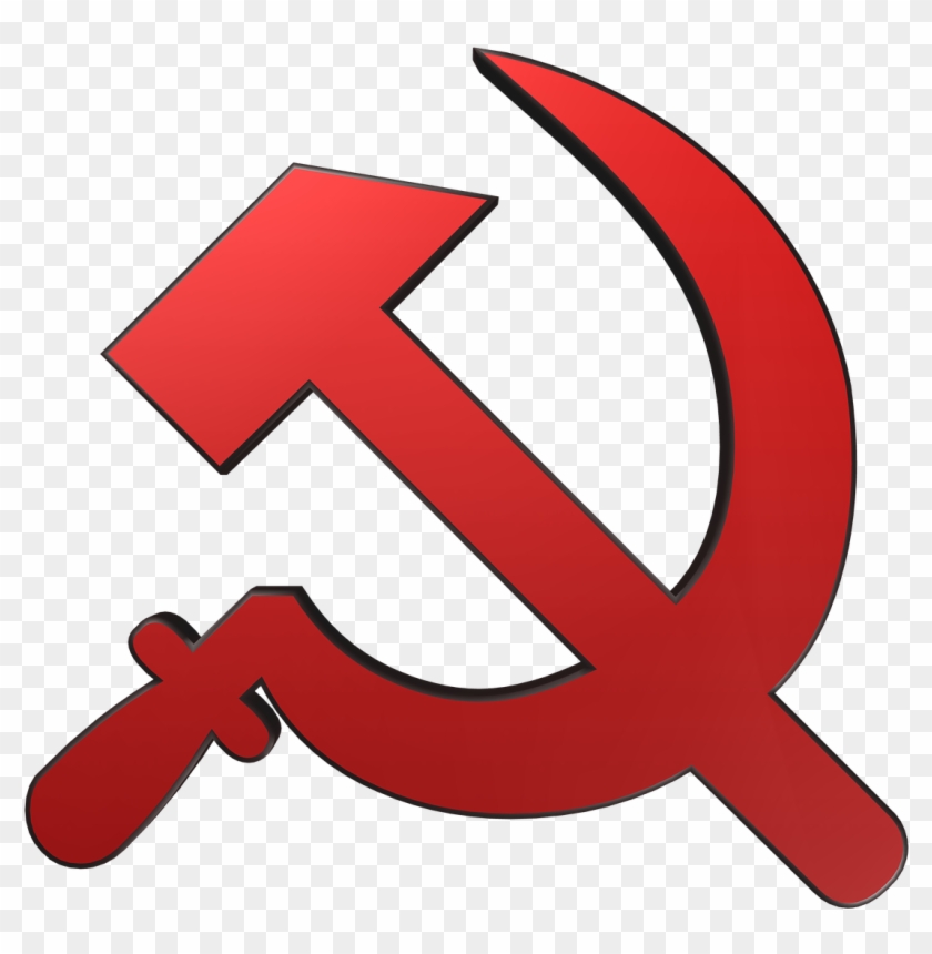 Hammer And Sickle Russia Emblem Png Image - Communist Hammer And Sickle #570514