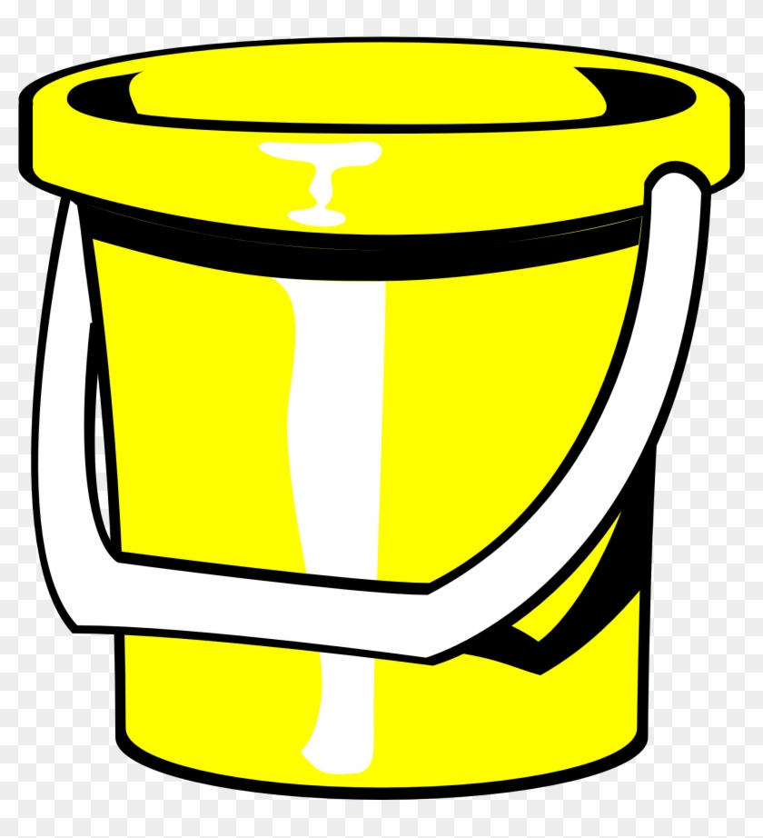 Bucket Clip Art - Yellow Bucket Clipart #570647