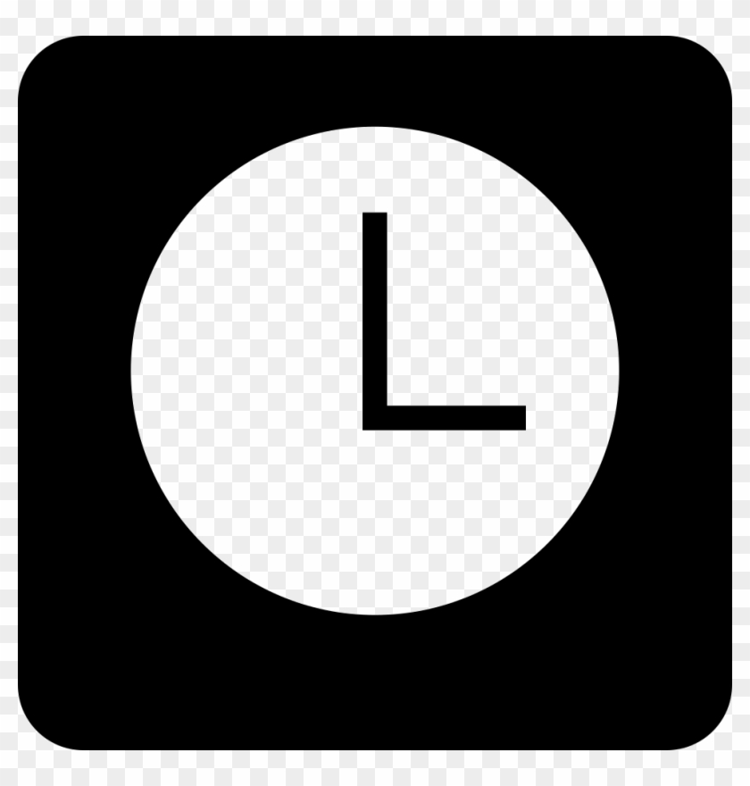 Punch The Clock Comments - Clock Icon White Png #570676