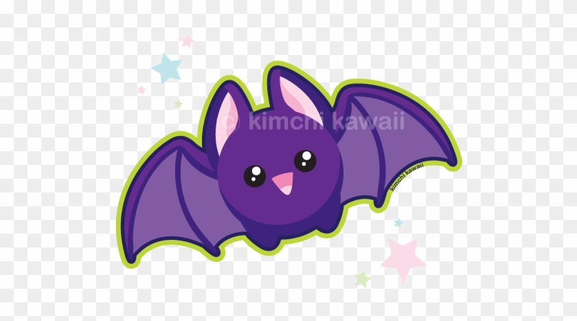 Royalty-free Purple Cartoon Bat 379538 Vector Clip - Kawaii Bats - Free  Transparent PNG Clipart Images Download
