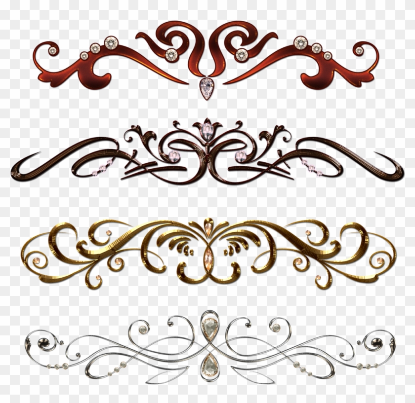 Clipart Borders Vintage Color - Vintage Border Pattern Png #570817