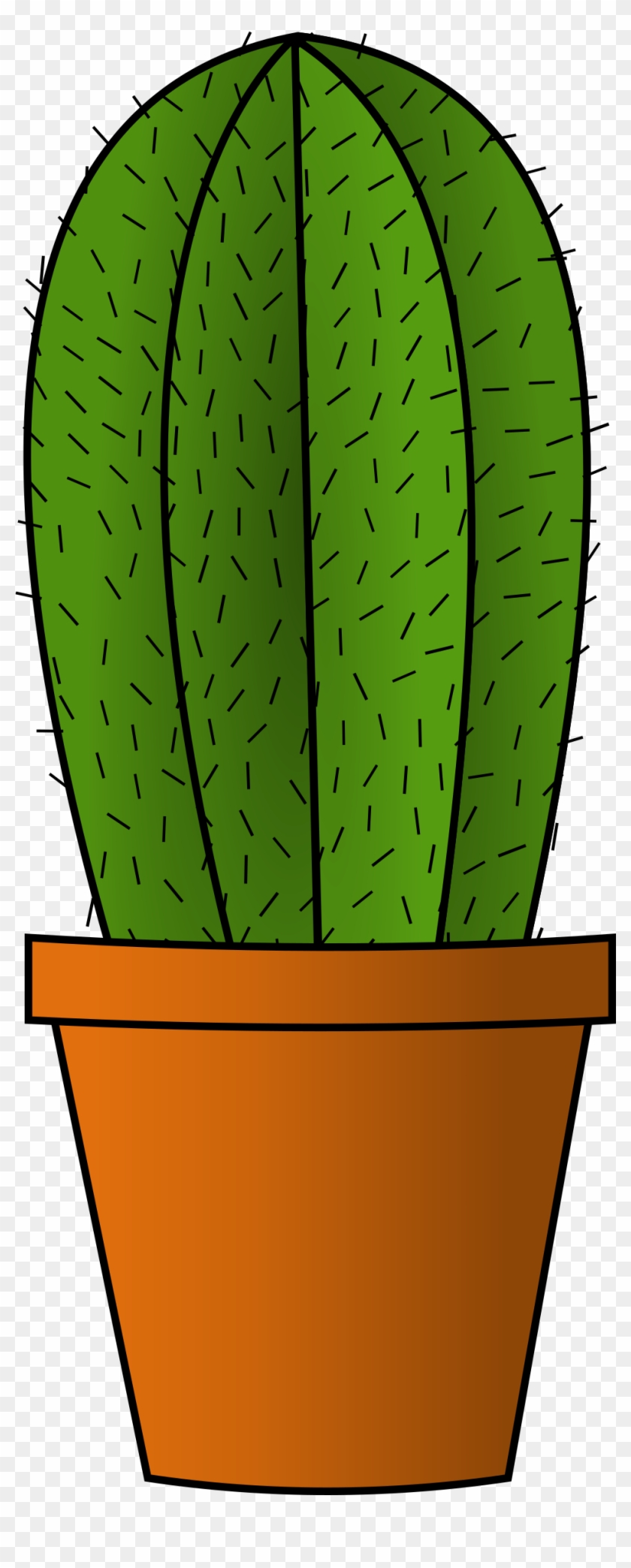 2012 February 19 Peacesymbol - Cactus In Pot Clipart #570945