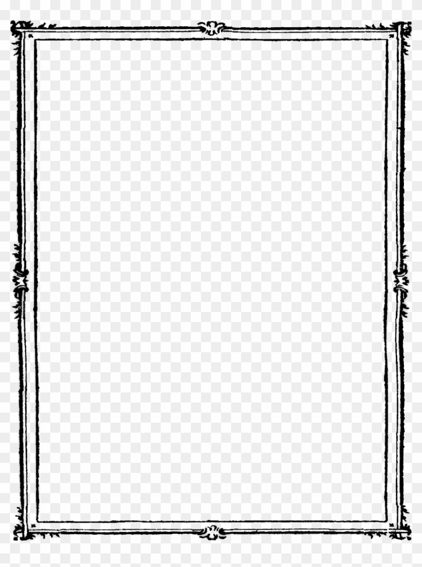 Black Border Frame Png Photos - Borders For Google Docs #571078