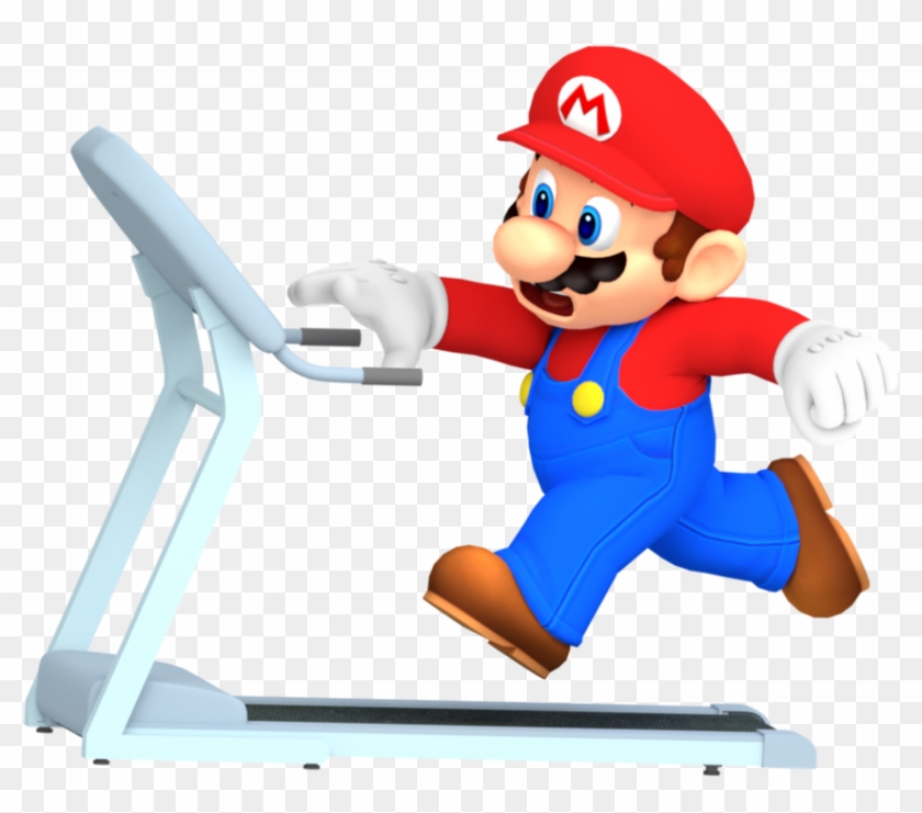 Mario On Treadmill By Nintega-dario - Mario Treadmill #571265