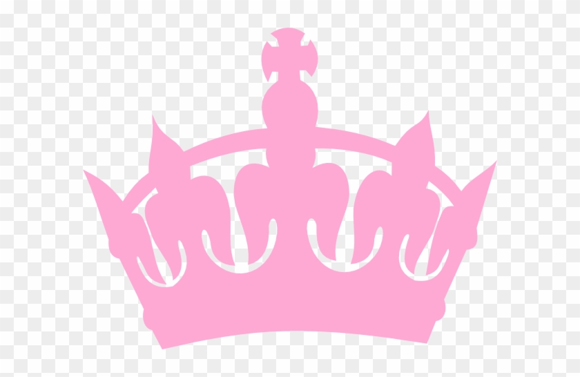 Pink Princess Crown Clip Art - Crown Silhouette Transparent #571621