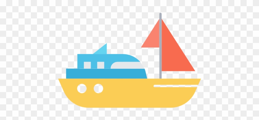Isolated Sailboat Illustration - Ship #571682