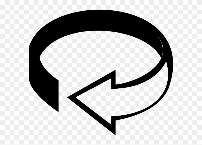 Rotate 3d Icon Clip Art At Clker - Rotate Clipart #571690