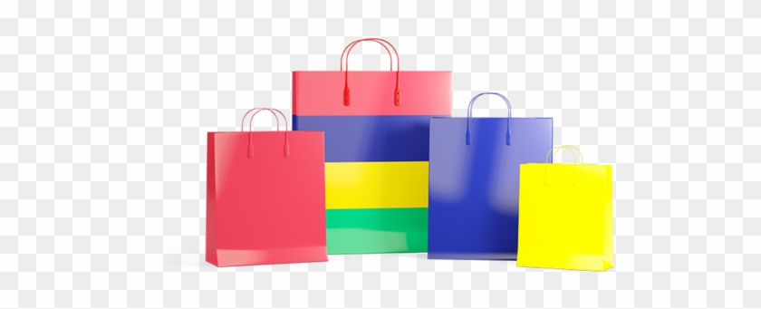 Illustration Of Flag Of Mauritius - Shopping Bag Transparent Logo #571750