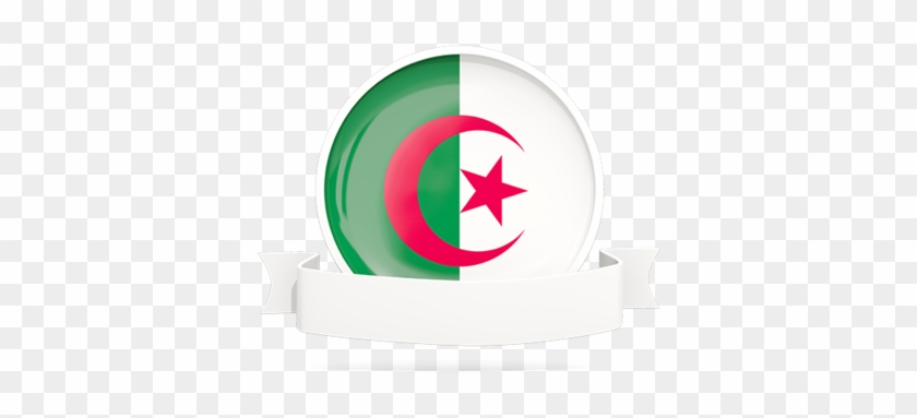 Illustration Of Flag Of Algeria - Algeria Flag #571780