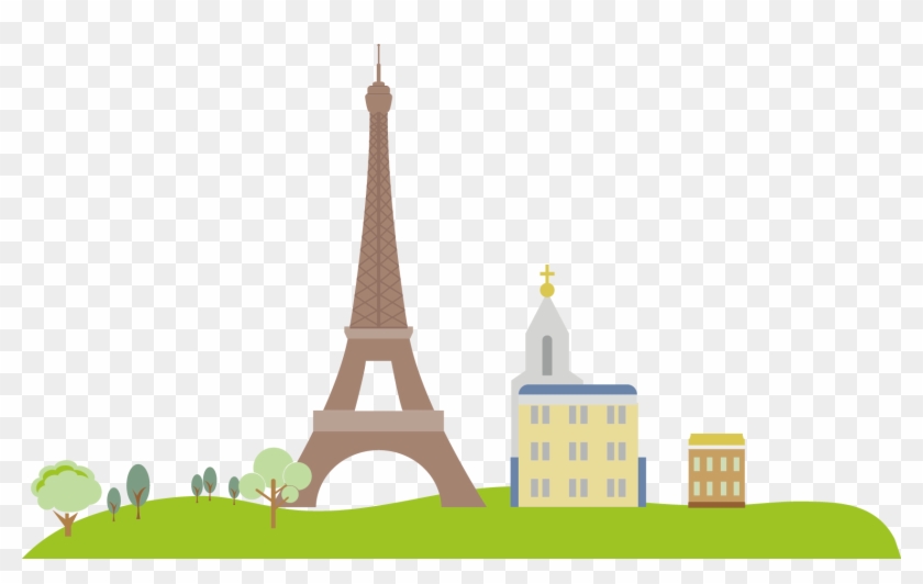 Eiffel Tower Illustration - Eiffel Tower Illustration #571806