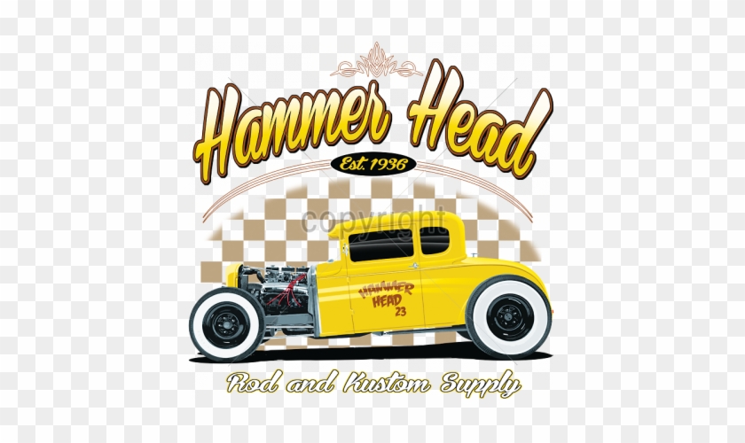 Hammer Head Hot Rod Car Men's T Shirt Choose Shirt - T-shirt Hot Rod Classic Car Tuning Vintage Car Kustom #571839