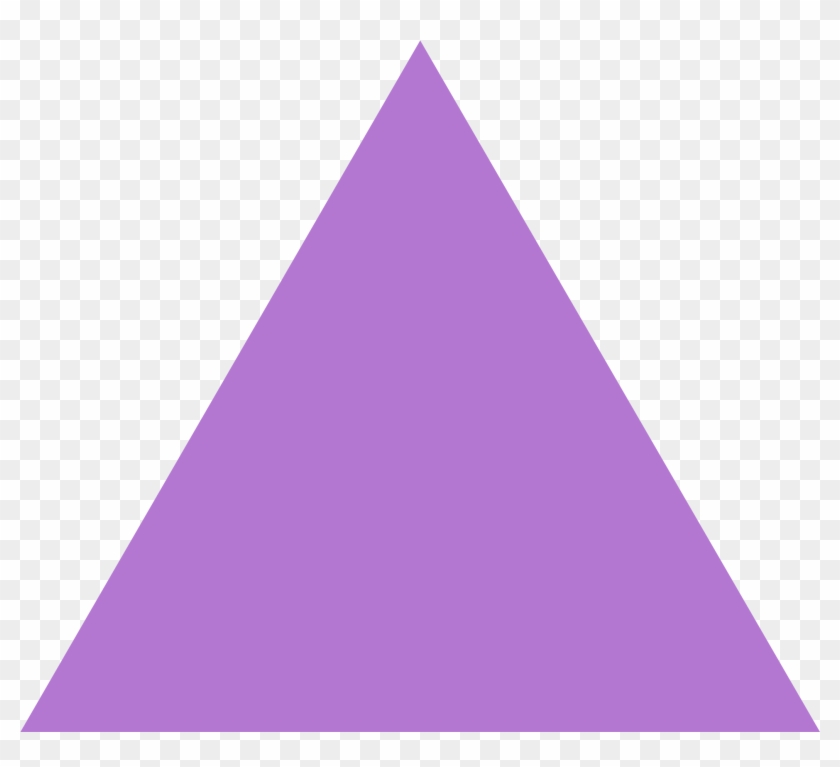 Open - Purple Triangle Png #571857