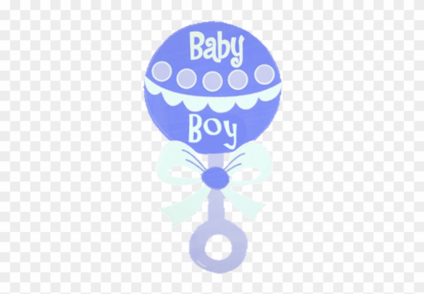 Pin Baby Rattle Clip Artblue Baby Boy Rattle Free Clip - Clip Art Baby Shower Boys #571937