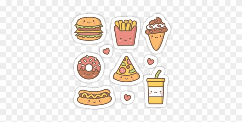 Fantastic Junk Food Png Transparent Images Image By - Sticker Kawaii Love #572124