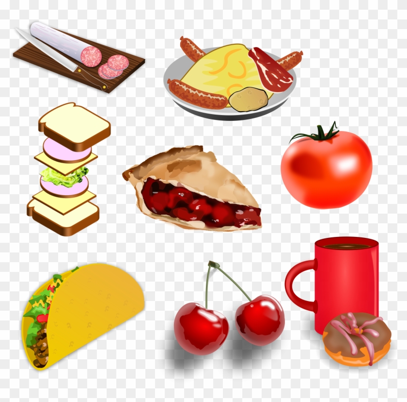 Pack Food Vector Png 13 By Darkadathea - Custom Cherry Pie Twin Duvet #572246