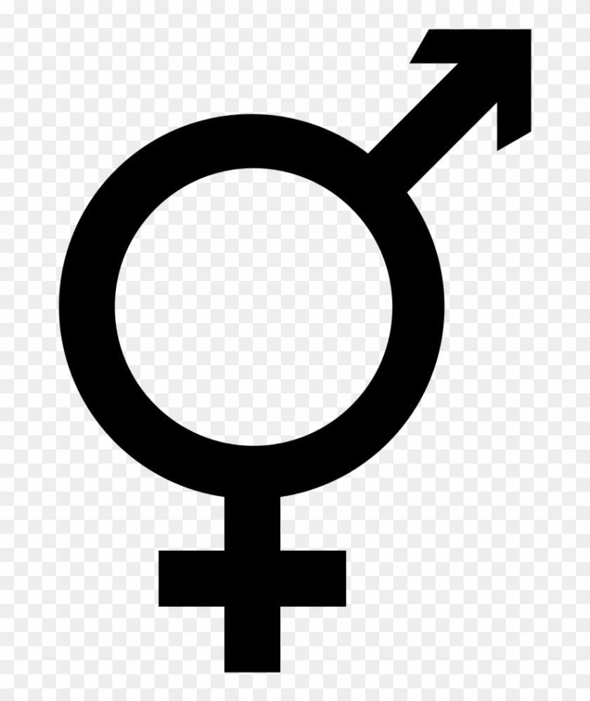 Unisex Public Toilet Wikipedia Womens Bathroom Sign - Male Female Symbol Combined #572478