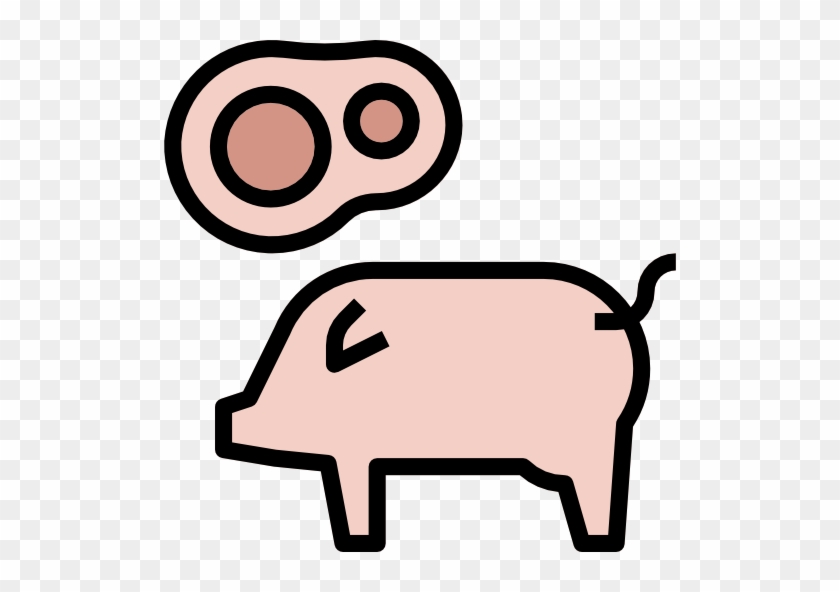 Pork Free Icon - Domestic Pig #572615