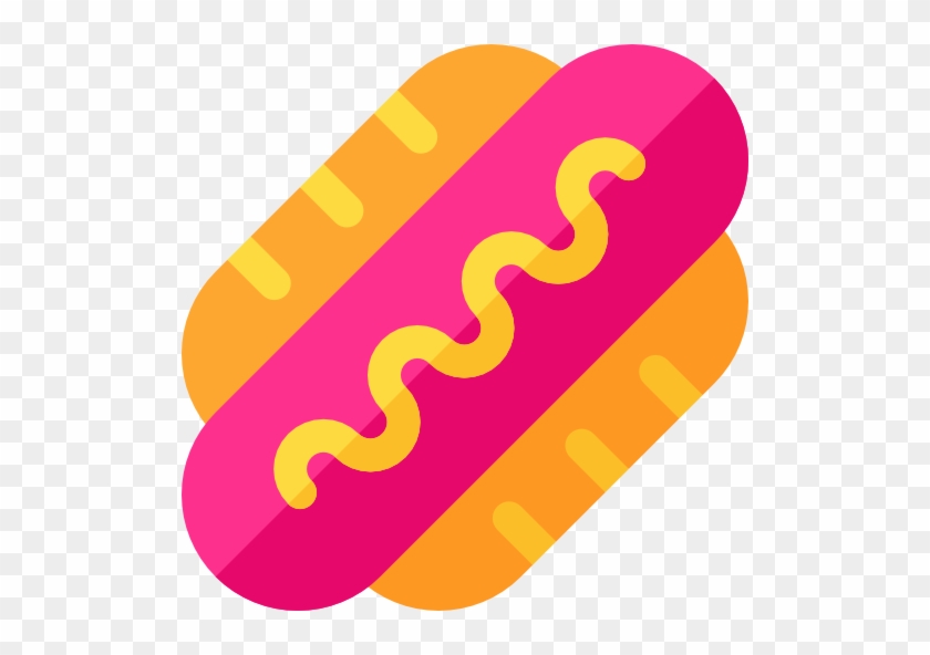 Hot Dog Free Icon - Graphic Design #572823