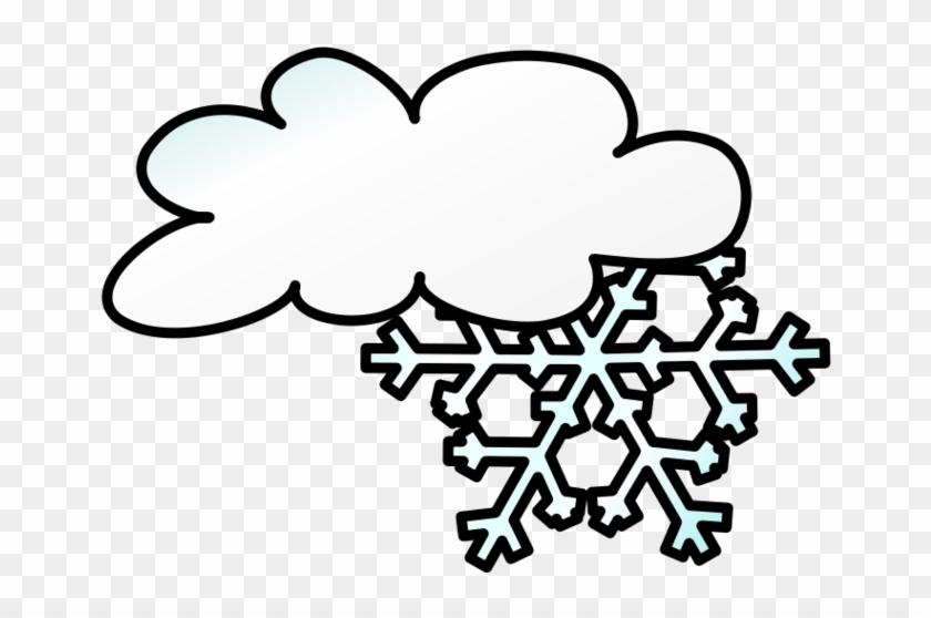 Snow Blizzard Cliparts - Black And White Weather Clip Art #572876