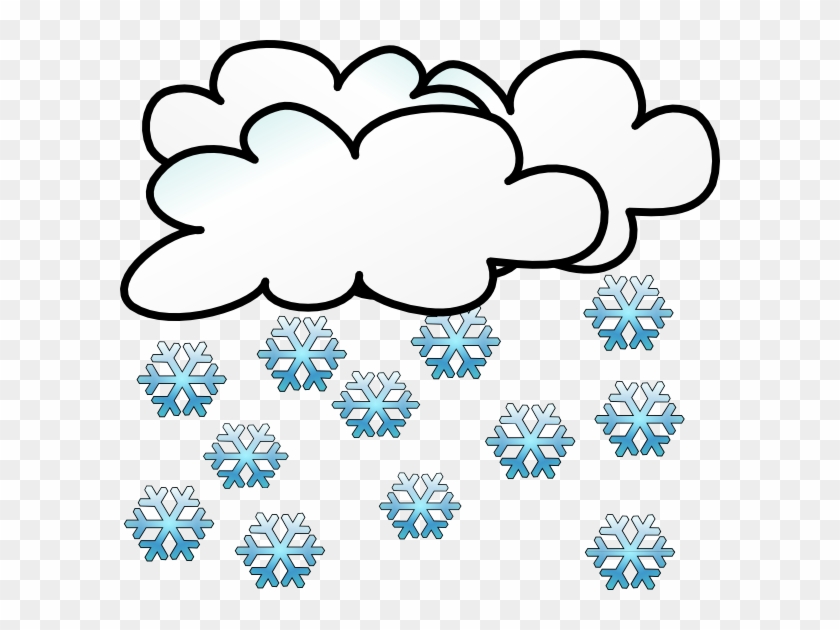 Snowing - Snowy Weather Clip Art #572887