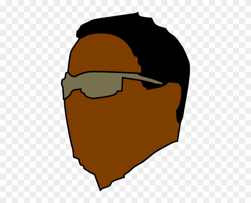 Cool Black Dude With Glasses Clip Art - Clip Art #572908