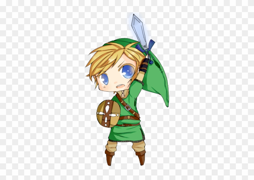 The Legend Of Zelda A Link To Past - Legend Of Zelda Chibi Link Png #573096