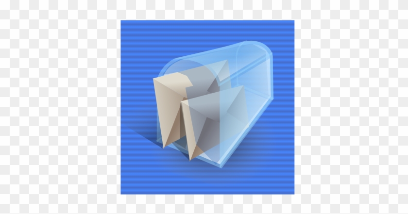 Free Vector Mail Box Full Icon Clip Art - Email Box #573148