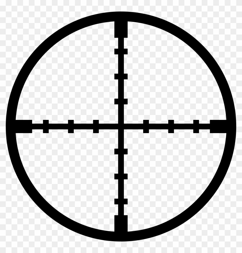 Crosshair - Clipart - Crosshairs Png #573257