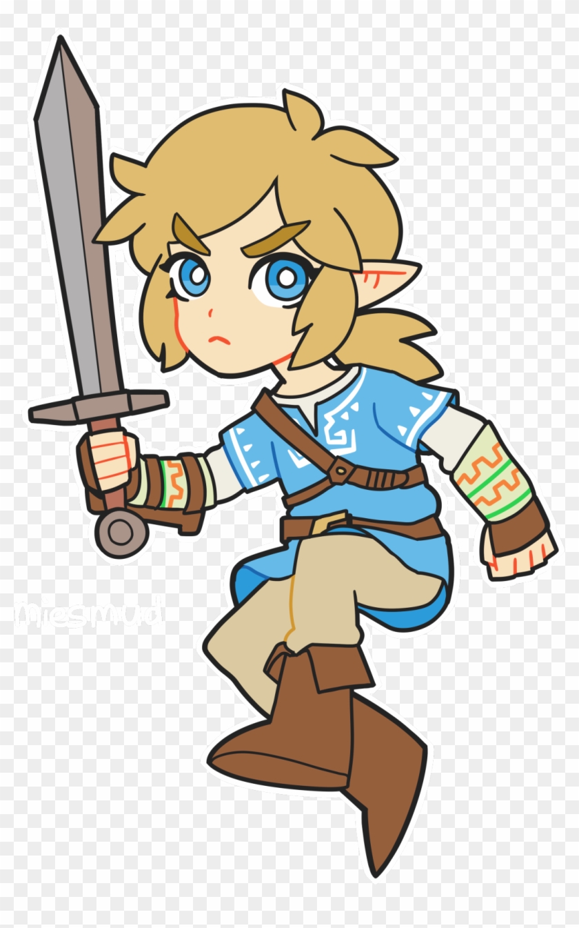 Chibi Link By Miesmud - Breath Of The Wild Link Chibi #573294