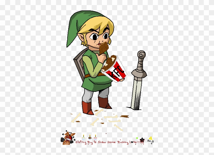 The Legend Of Zelda Kfc Link By Missmurderkiller - Legend Of Zelda Kfc #573314