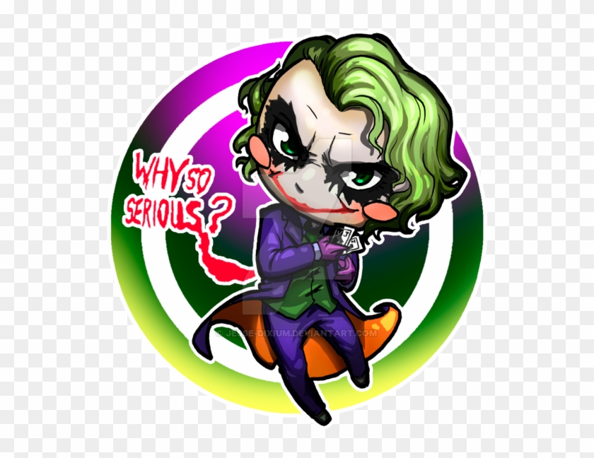 Joker [batman, The Dark Knight Fan Art] By Jesse Dixium - Cartoon #573436