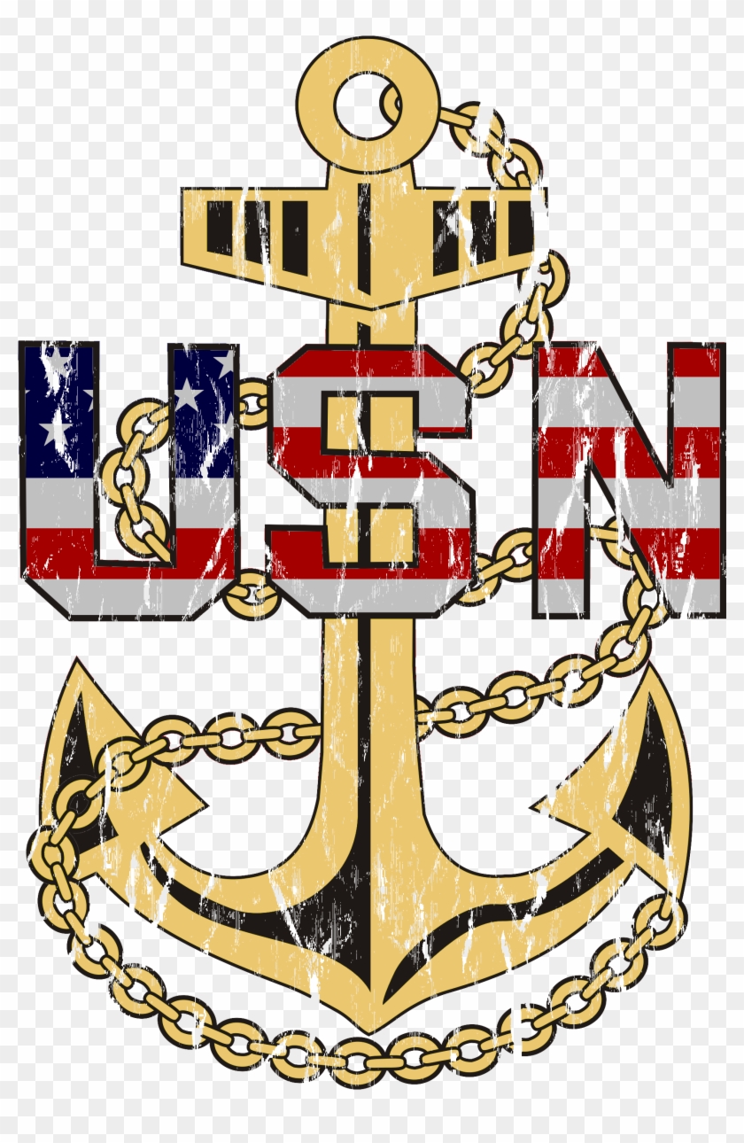 Navy Chief Fouled Anchor  Free Transparent PNG Clipart Images Download