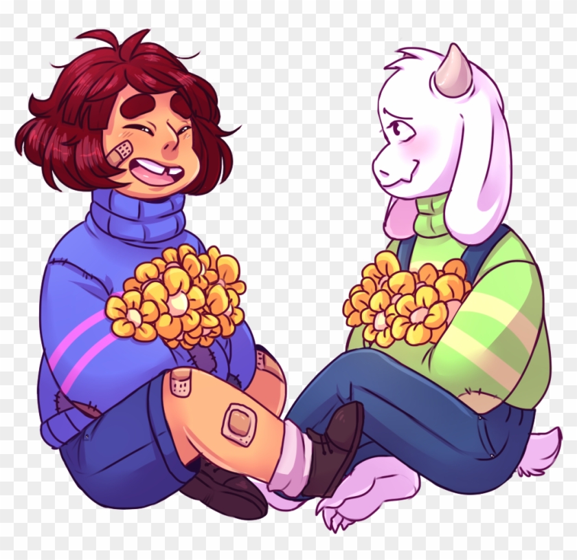 My Personal Designs I Have Of Frisk And Asriel Uwu - Cartoon #573549