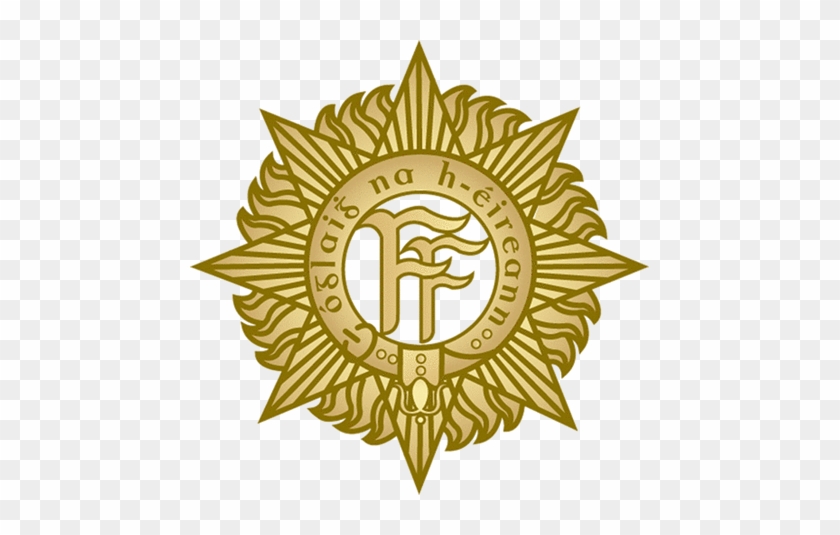 The "fianna Fáil Badge" Of Óglaigh Na Héireann - Defence Forces Ireland Badge #573558
