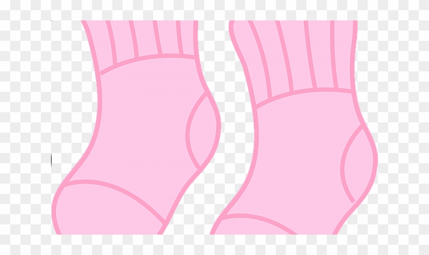 Baby Girl Pink Socks Free Clip Art Items - Clip Art #573606